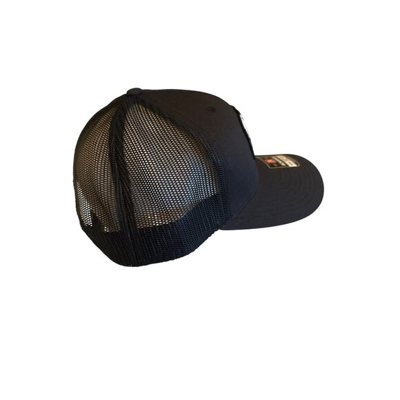 Live Fast Take Risks Legend Supply  Trucker Hat Black Adjustable Mesh Back Cap - Picture 3 of 5